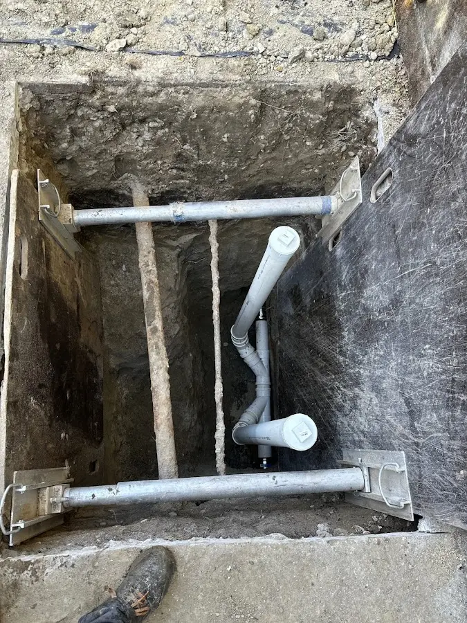 Experienced plumber completing Gas Line Repair work in Providence Village